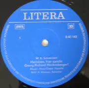 LP - Willy Adolf Kleinau , Walter Karl Schweickert - Herhören - Hier Spricht Georg Richard Hackenberger