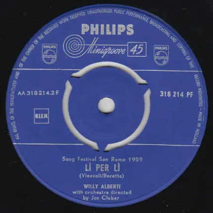 Willy Alberti - Piove (Ciao Ciao, Bambina)