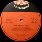 LP - Willy Berking , Max Greger Und Sein Orchester , Bert Kaempfert - Heute Tanzen Wir, 2. Folge