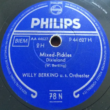 Willy Berking Und Sein Orchester - River-Song / Mixed-Pickles