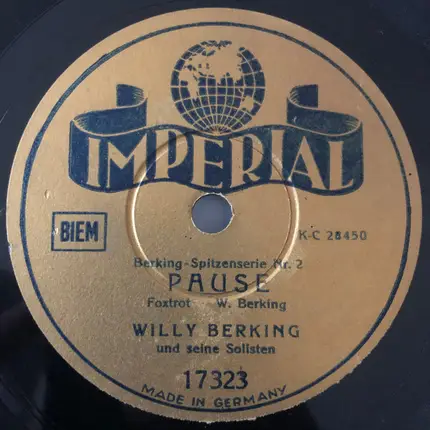 Willy Berking Und Seine Solisten - Pause / Fermate