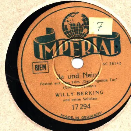 Willy Berking Und Seine Solisten - Ja Und Nein ! / Kleine Puppenfee