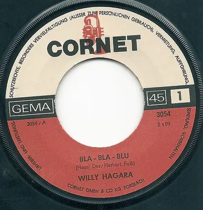 Willy Hagara - Bla Bla Blu