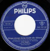 7inch Vinyl Single - Willy Hagara - Dinge-dange-dong Macht Die Gitarre