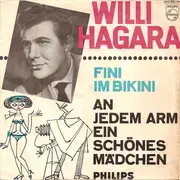 7inch Vinyl Single - Willy Hagara - Fini Im Bikini
