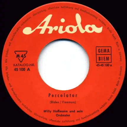 Willy Hoffmann Und Sein Orchester - Percolator