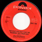 7inch Vinyl Single - Willy Millowitsch - Mein Bierdeckel Der Ist Voll