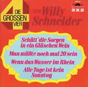 2x7inch Vinyl Single - Willy Schneider - Die Grossen Vier Von Willy Schneider
