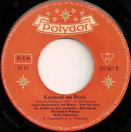 Willy Schneider - Karneval Am Rhein