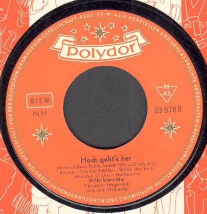 Willy Schneider - Hoch Geht's Her
