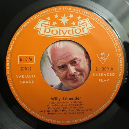 Willy Schneider - Singt Lieder Im Volkston