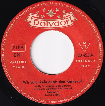 Willy Schneider - Wir Schunkeln Durch Den Karneval