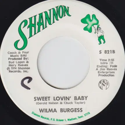 Wilma Burgess - Love Is Here / Sweet Lovin' Baby