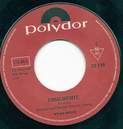 Wilma Goich - Baci, Baci, Baci