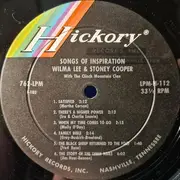 LP - Wilma Lee & Stoney Cooper - Songs Of Inspiration - Mono