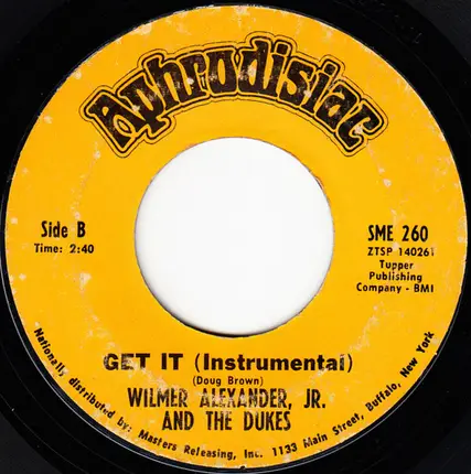 Wilmer & The Dukes - Give Me One More Chance / Get It (Instrumental)