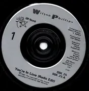 7inch Vinyl Single - Wilson Phillips - You're In Love / Hold On - Live In Japan - Silver Injection Moulded Labels