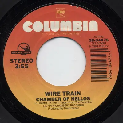 Wire Train - Chamber Of Hellos / It's Only Dark
