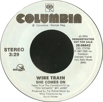 Wire Train - She Comes On