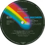 Double LP - Wishbone Ash - Live Dates - Gatefold
