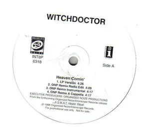 Witchdoctor - Heaven Comin' / Holiday (ONP Remix)