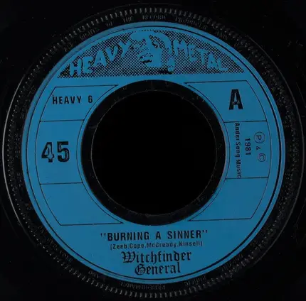 Witchfinder General - Burning A Sinner