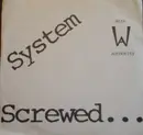 7inch Vinyl Single - With Authority - System Screwed... - Blue