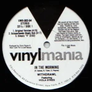 Withdrawl Featuring Viola Sykes - In The Morning