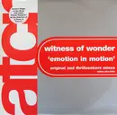 12inch Vinyl Single - Witness Of Wonder - Emotion In Motion