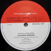 LP - Lutoslawski / Baird - Livre Pour Orchestre / Symphony No.3