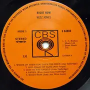 LP - Wizz Jones - Right Now - 180g Vinyl