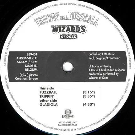 Wizards Of Ooze - Trippin' On A Fuzzball