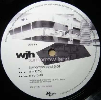 WJH, Jörg Henze - Tomorrow Land