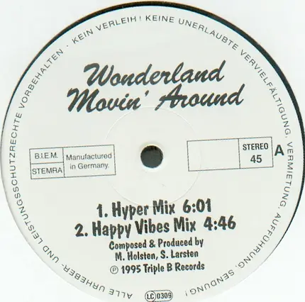 Wonderland - Movin' Around