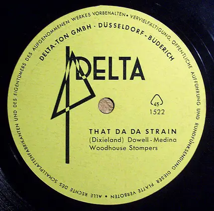 Woodhouse Stompers , Kid Orbis And His Swing-Sextett - That Da Da Strain / Mary's Rock