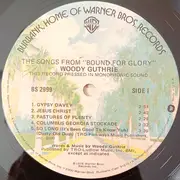 LP - Woody Guthrie - Original Recordings Made By Woody Guthrie 1940-1946 (The Songs From Bound For Glory) - Mono