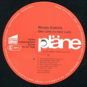 LP - Woody Guthrie - Dies Land Ist Mein Land.