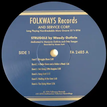 Woody Guthrie - Struggle