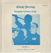 LP - Woody Herman - Complete In Disco Order Volume 20, March 25, 1946 - May 20,1946