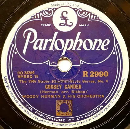 Woody Herman And His Orchestra - Caldonia / Goosey Gander