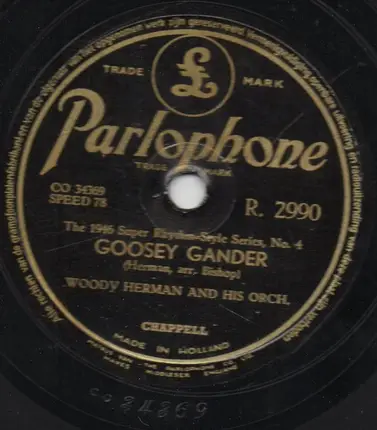 Woody Herman And His Orchestra - Caldonia / Goosey Gander