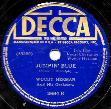 Woody Herman And His Orchestra - Big Morning / Jumpin' Blue