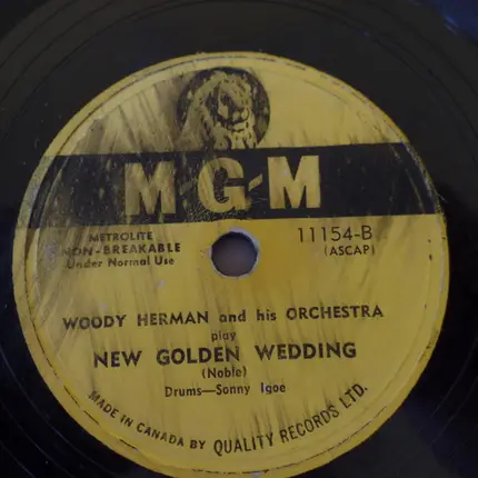 Woody Herman And His Orchestra - Blue Flame / New Golden Wedding