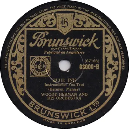 Woody Herman And His Orchestra - East Side Kick / Blue Ink