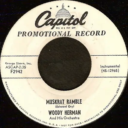 Woody Herman And His Orchestra - Muskrat Ramble (Promo)