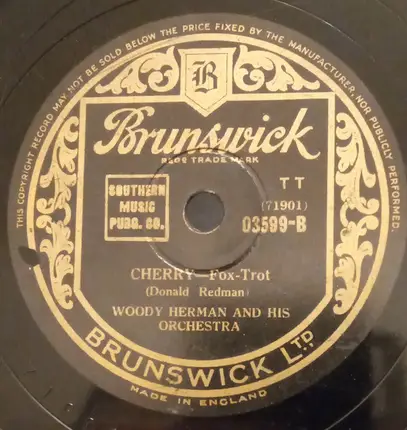 Woody Herman And His Orchestra - Noah / Cherry