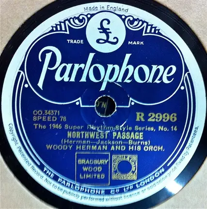Woody Herman And His Orchestra - Woody Herman's Apple Honey / Northwest Passage