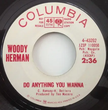 Woody Herman - Do Anything You Wanna / My Favorite Things