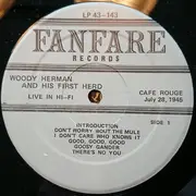 LP - Woody Herman & The Herd - From the cafe Rouge July 28-1945
