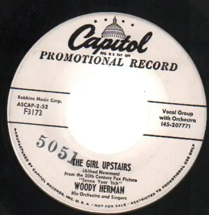 Woody Herman - You're Here My Love / The Girl Upstairs